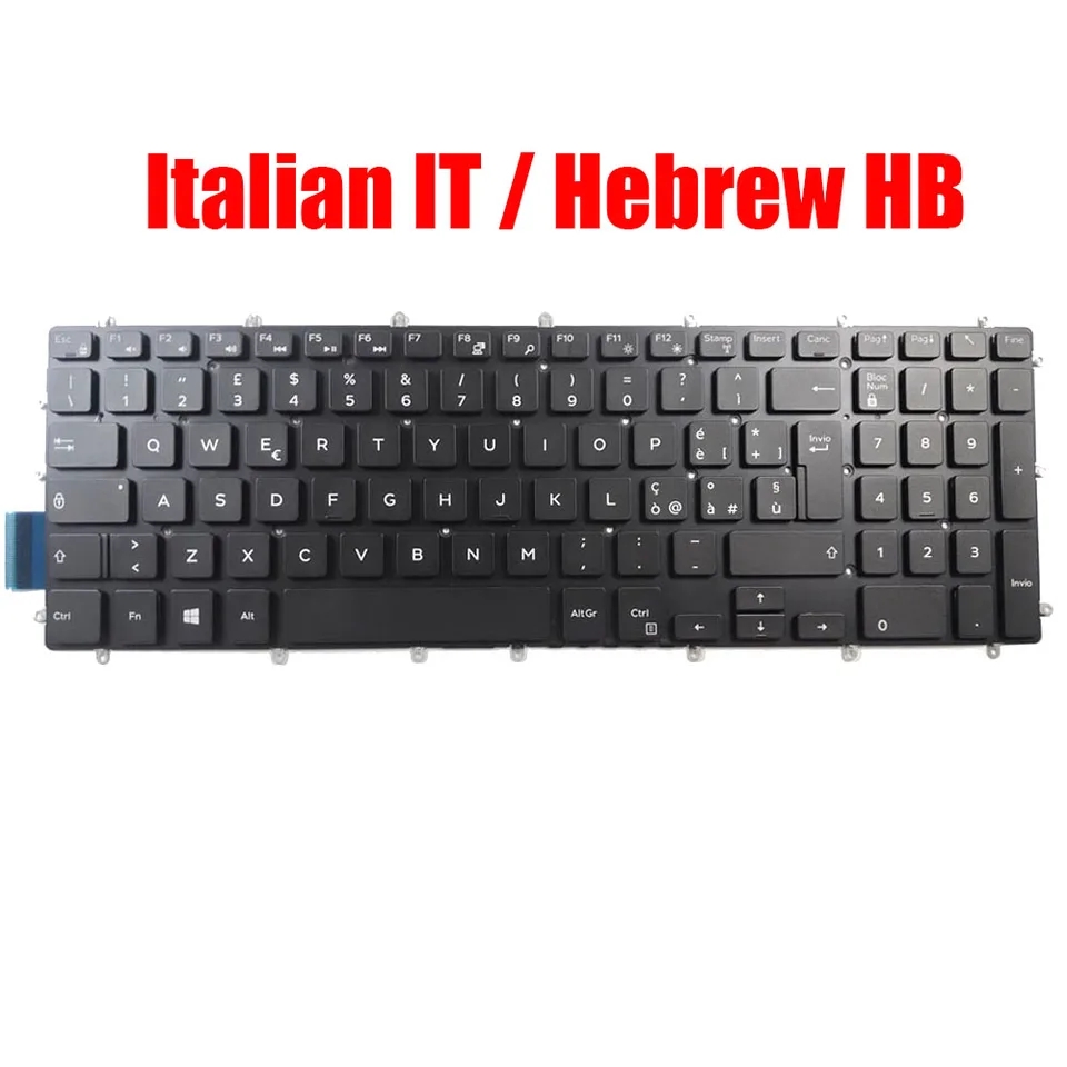 全新LA/UK/IT/RU适用戴尔 5565 5570 5568 3582 7577 P65F键盘
