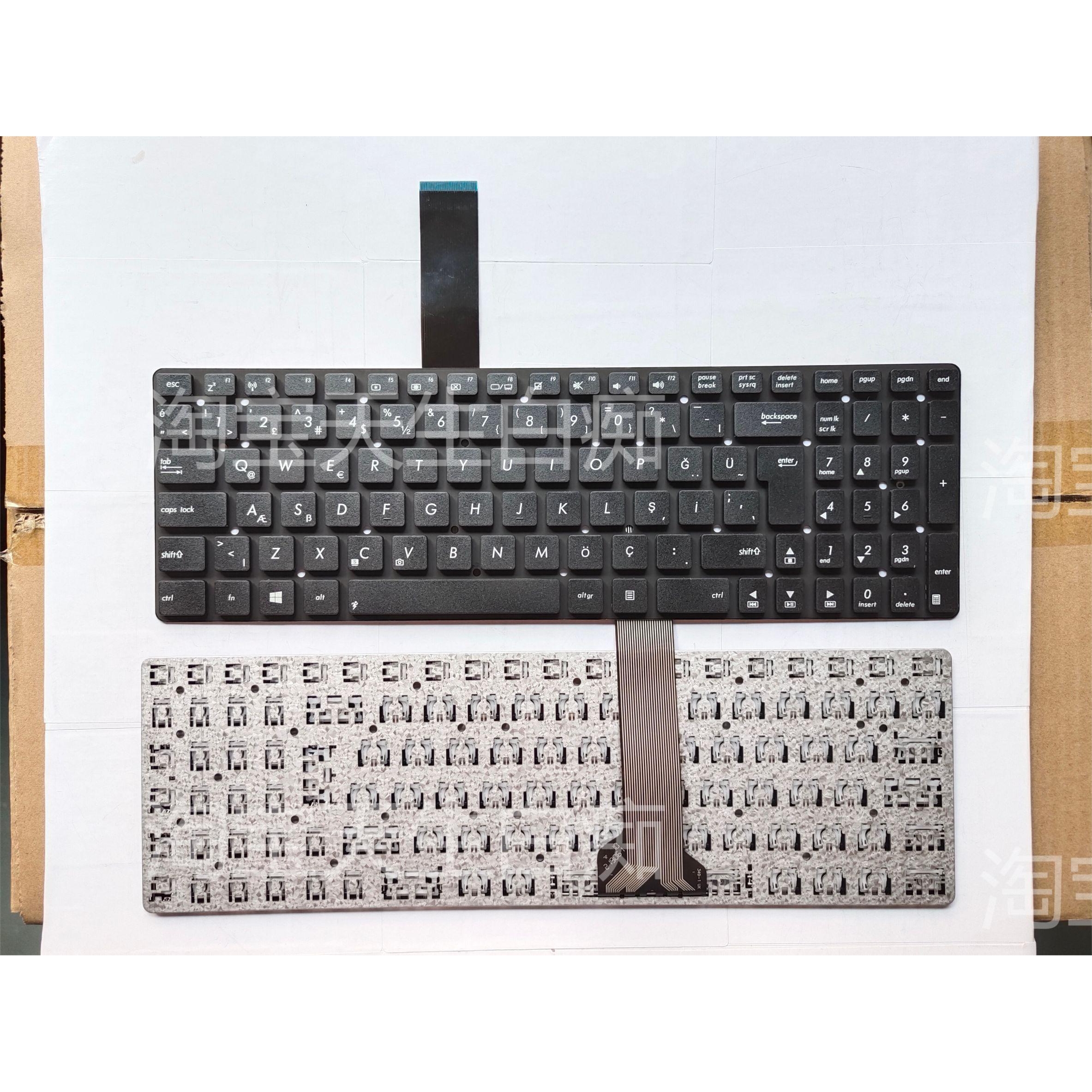 全新ASUS K55 K55VJ A55V A55VD TR 土耳其文 键盘