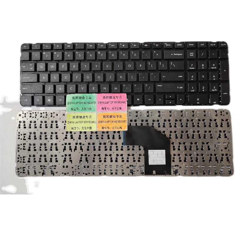 全新HP G6-200 G6-2001 G6-2025 TPN-Q110 Q107 US 无框  键盘
