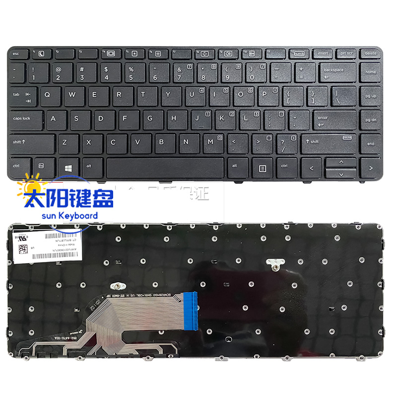 适用HP惠普 430 G3 G4 440 445 446 G3 G4 HSTNN-Q96C Q02C键盘