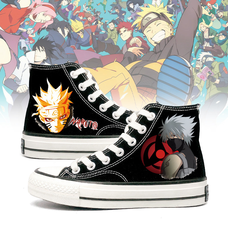 火影忍者鞋子寫輪眼cos男女帆布鞋漩渦鳴人卡卡西我愛羅佐助周邊在類目 女鞋, 帆布鞋中 - 來自Buy2taobao.com提供專業的淘寶代購服務