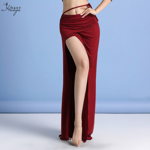 肚皮舞练功服莫代尔半身长裙女