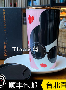 包邮Starbucks星巴克 x Alice+Olivia联名限量双层马克杯台湾直邮