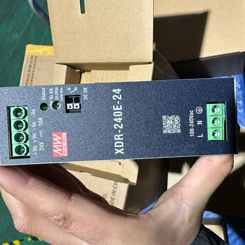议价明纬XDR-240E-24导轨式开关电源，24V 10A 2可维修