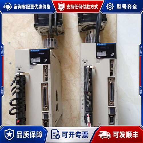 议价安川7系750W伺候套装，驱动 SGD7S-5R5A00A0可维修