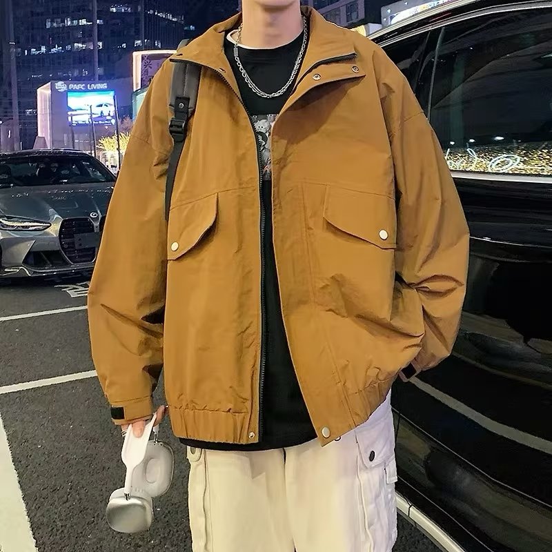 LS96P80日系防水工装外套巴咯克潮流宽松舒服3个颜色图片