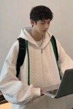T604p38中山开衫冬天卫衣男款潮牌宽松大码上衣季加厚潮连帽外，男装夹克，星座218-1（原230）