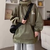 JK920P85冲锋衣外套男春秋季新款潮牌痞帅宽松防风防水机能斜拉链，男装夹克，星座218-1（原230）
