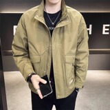 男士外套防水防风双层新款立领帅气工装青年夹克百搭时JK8312P85，男装夹克，星座218-1（原230）