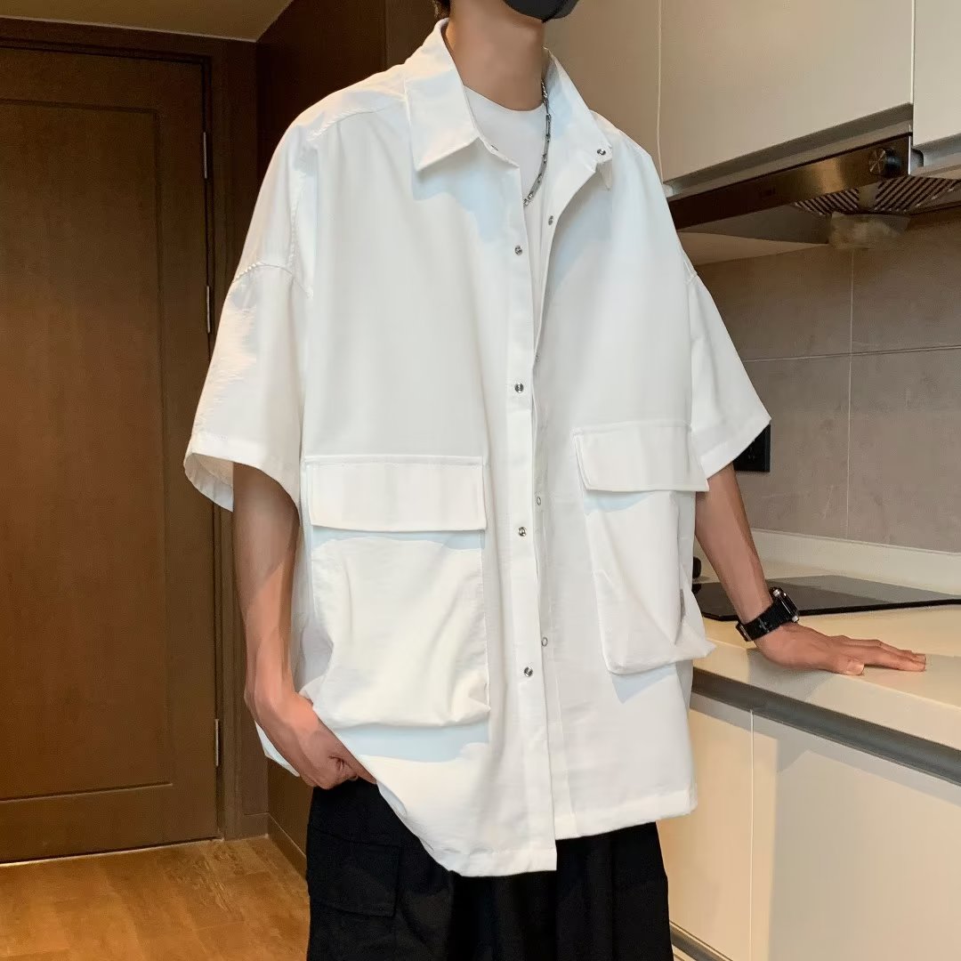 日常日系青春流行简约潮流标准衬衫男春季新款文艺五气质T308P45,男装衬衫,星座218-1（原230）
