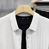 S518P50衬衫男长袖2024年春秋韩版潮流衬衣高级感丝光休闲寸衫男，男装衬衫，星座218-1（原230）