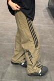 三杠条纹裤子男士秋季ins美式复古休闲工装裤宽松潮流KA32P48，男装工装外套，星座218-1（原230）