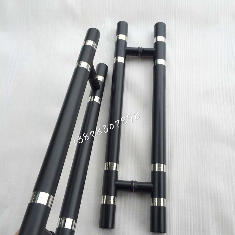 建力黑色门拉手酒店商场ktv