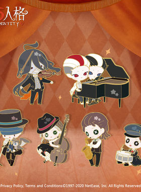 第五人格爵士之夜系列金属徽章