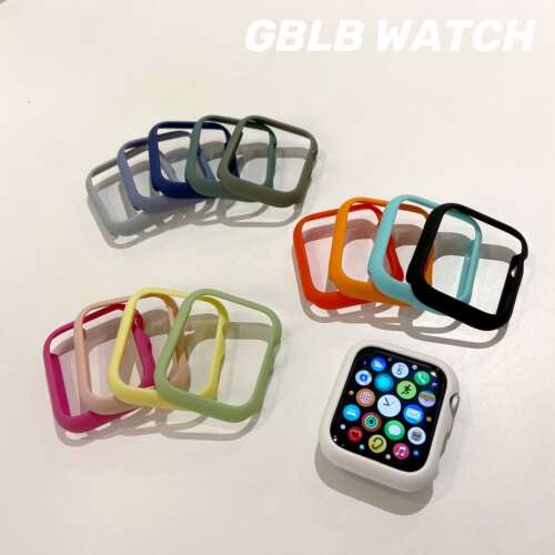 iwatch98适用半包防摔喷油硬pc壳