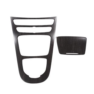 适用于16-23款奔驰E级中控保护面板橡木纹e改装E200lE300中控贴膜