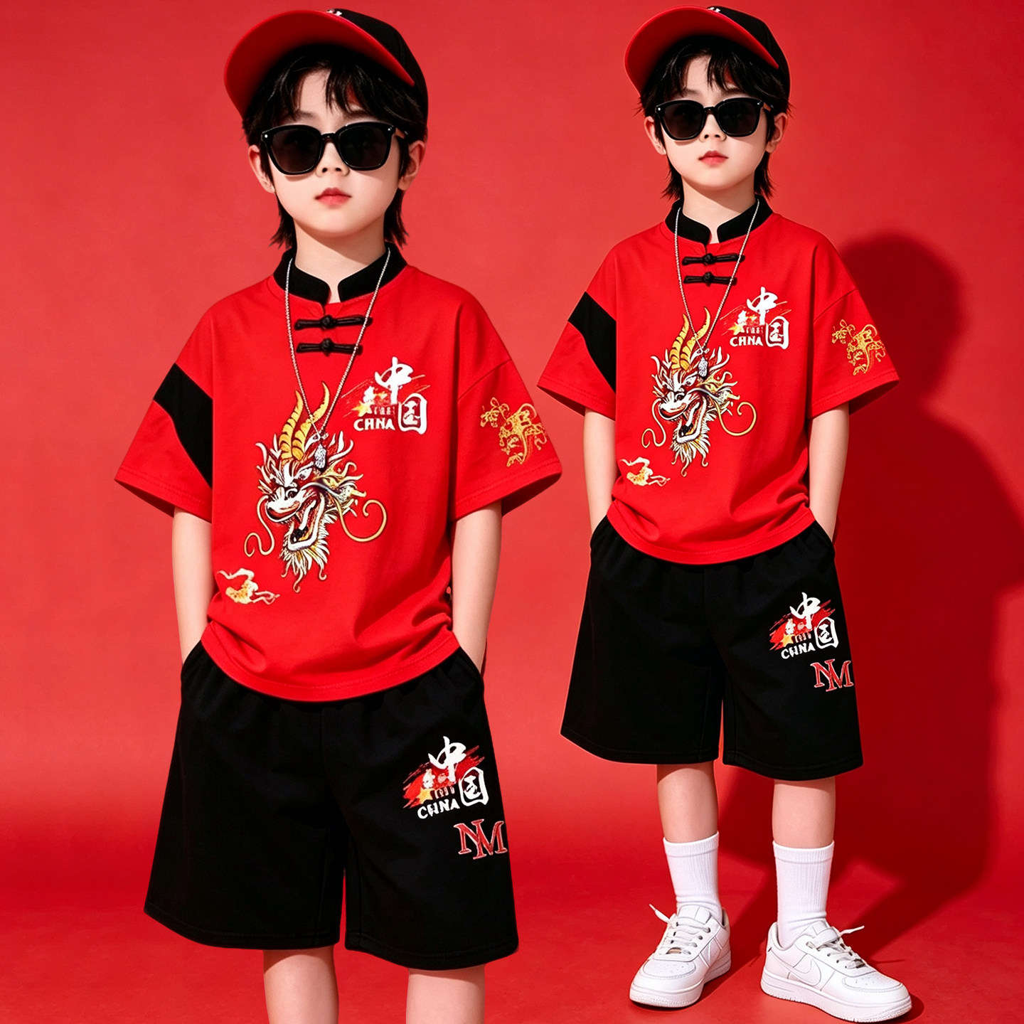 儿童汉服男童2026新款中秋节服装