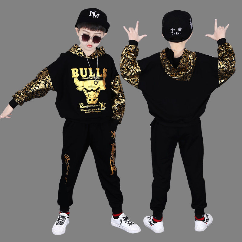 潮流范童装8男童秋装卫衣套装帅气9大男孩纯棉春秋季衣服长袖街舞