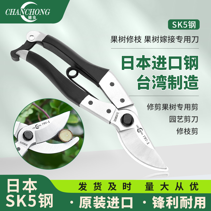园艺剪刀修枝剪剪树枝专用嫁接剪