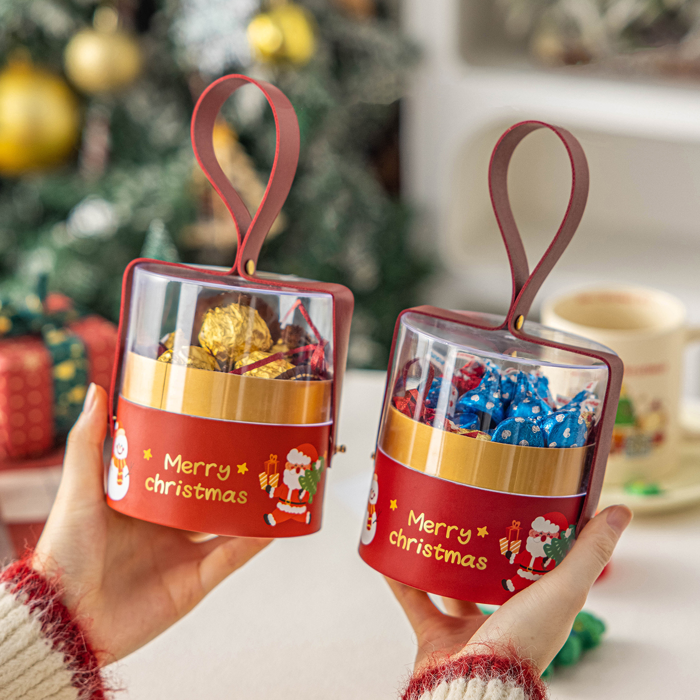圣诞节礼盒平安果夜包装儿童小礼物创意高级糖果袋2025新款送老师