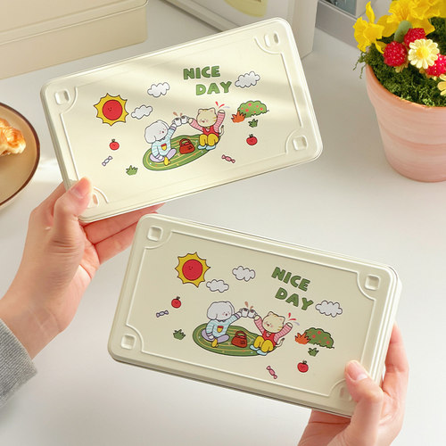 长方形马口铁盒子ins风礼物盒