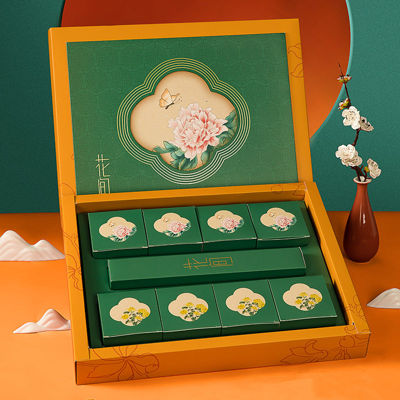 月饼礼盒空盒高档手提新款传统创意中秋节月饼包装盒子商用