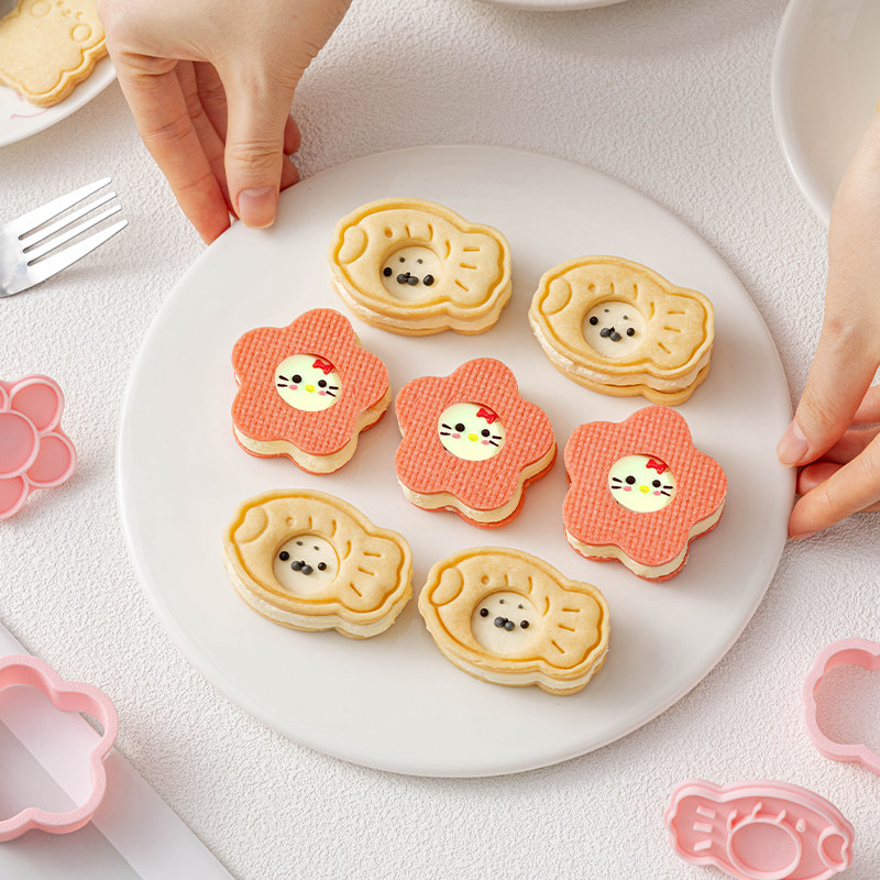 曲奇饼干专家用模具按压花式烘焙卡通可爱手工食品级磨儿童宝宝