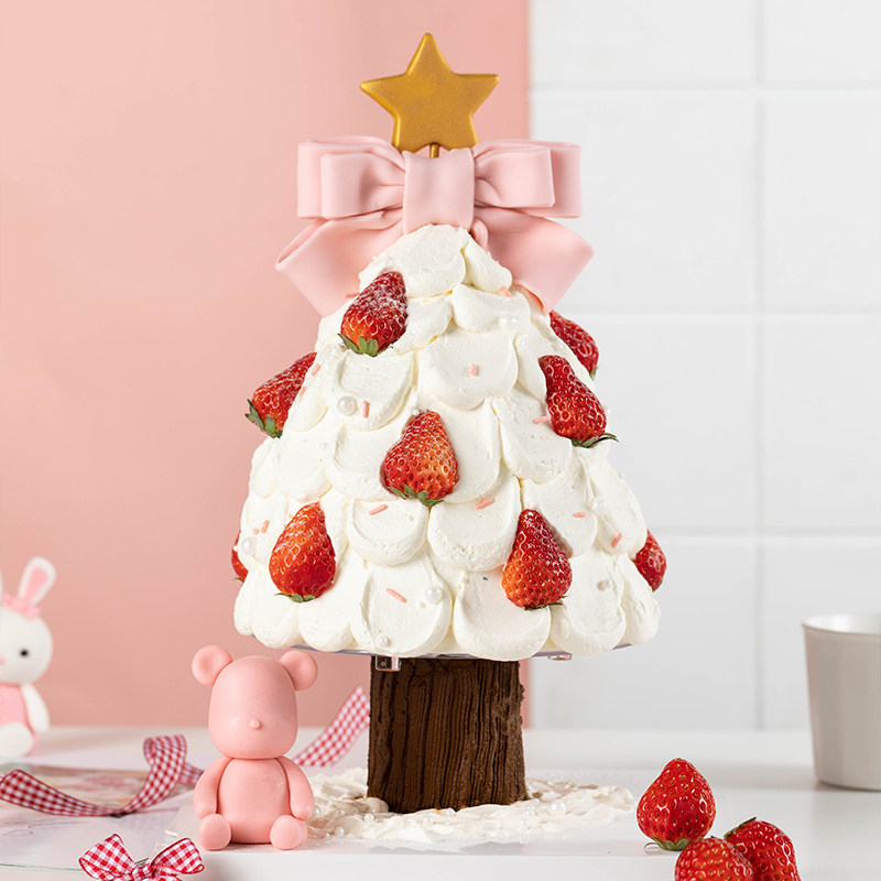 许愿树蛋糕支架网红仙女节日发财树圣诞树蛋糕打桩树桩配件烘焙用