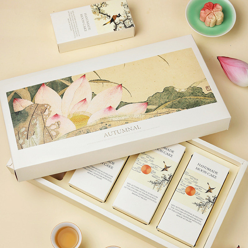 中秋月饼包装盒2025新中式手提创意礼盒空盒新款轻奢商务礼品盒