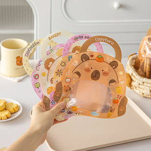 饼干包装袋子雪花酥糖果的手提专用自封密封食品级小透明牛轧学生