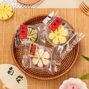 桃酥饼包装袋中秋新款国风食品级机封手工烘焙单独立打包袋子小