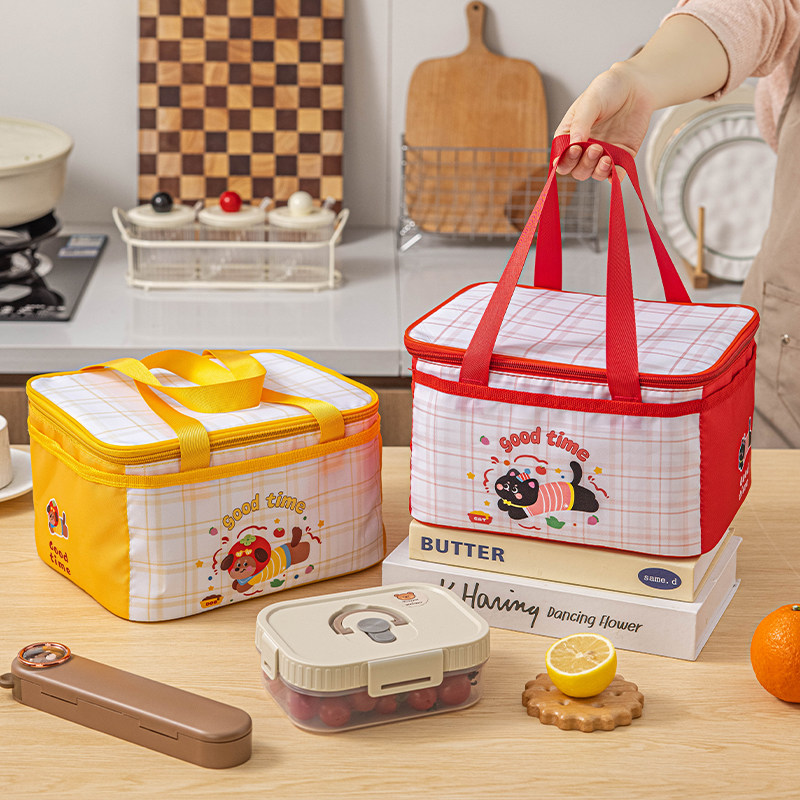 保温袋便当包饭盒手提加厚铝箔长效早餐无纺布防水油上班族小学生,收纳整理,保温包,淘宝优惠券,粉丝福利购,淘宝优惠卷