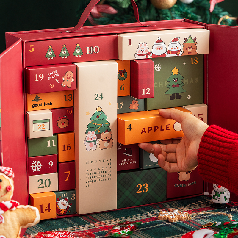 diy自制圣诞节倒数日历盲盒