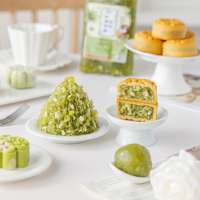冰皮月饼馅料斑斓椰果广式桃山皮面包子糕点无防腐剂家用烘焙原料