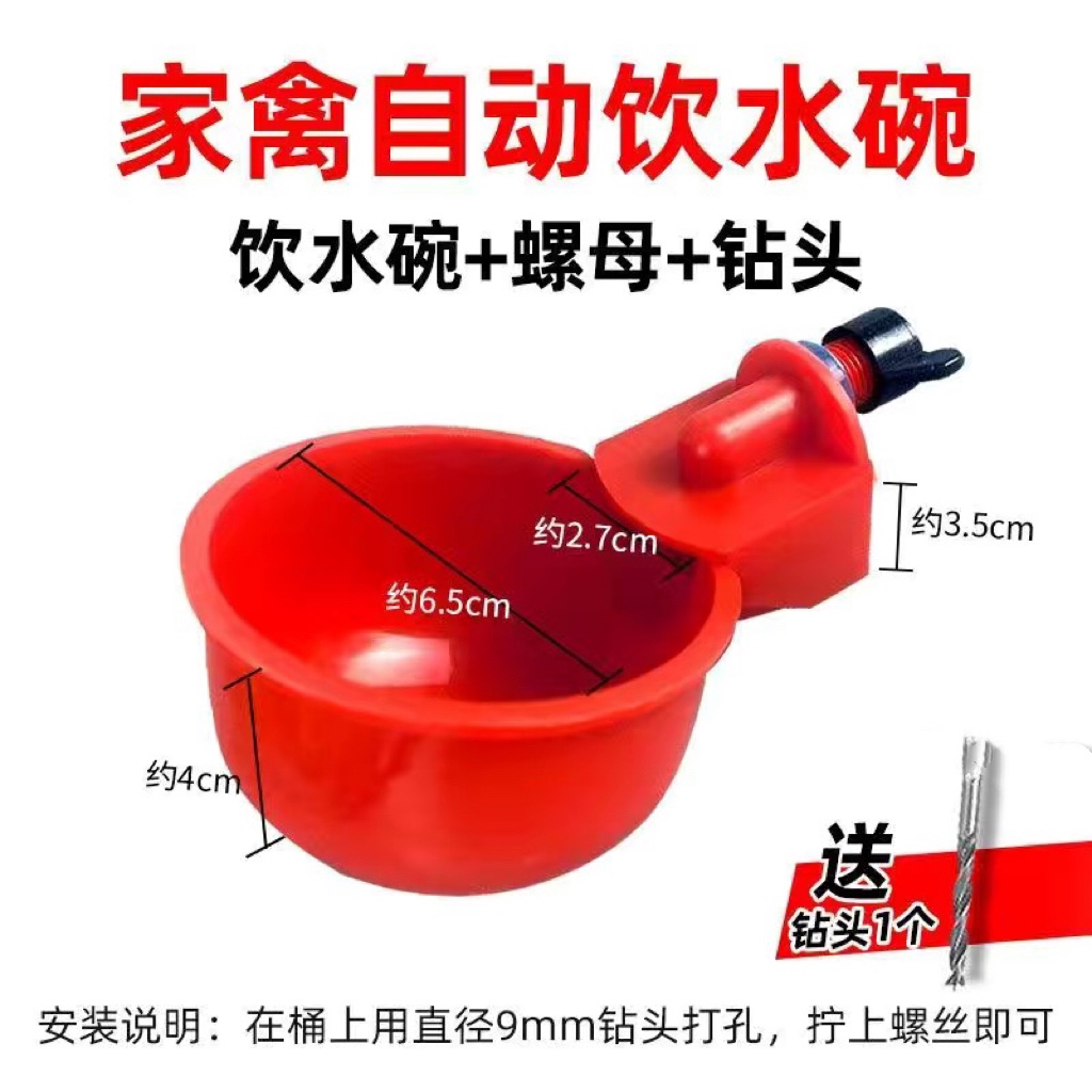 鸡用自动饮水器鸭鹅鹌鹑水碗鸽子