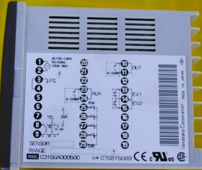 原装YAMATAKE阿自倍尔温控器C315GA000100温度调节仪C312GA000500