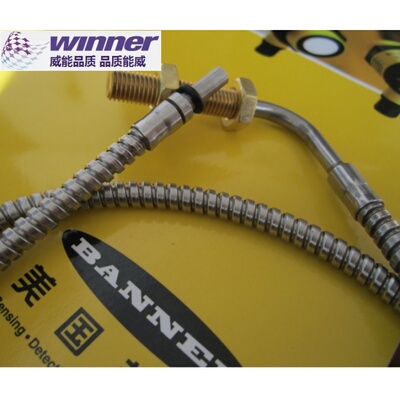 原装正品BANNER邦纳 IAT23S 对射式玻璃光纤感应直角式探头17307