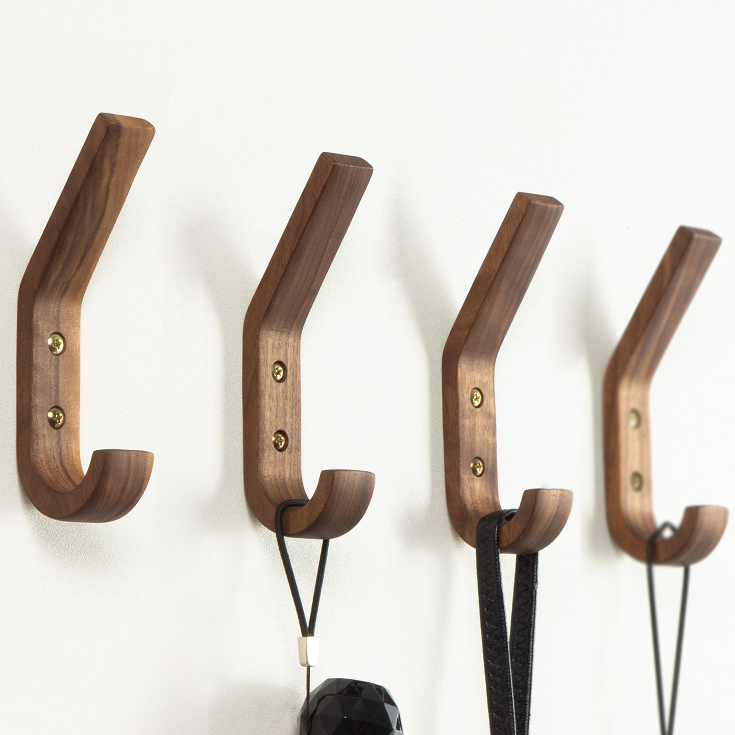 实木衣服墙上玄关进门单个挂钩