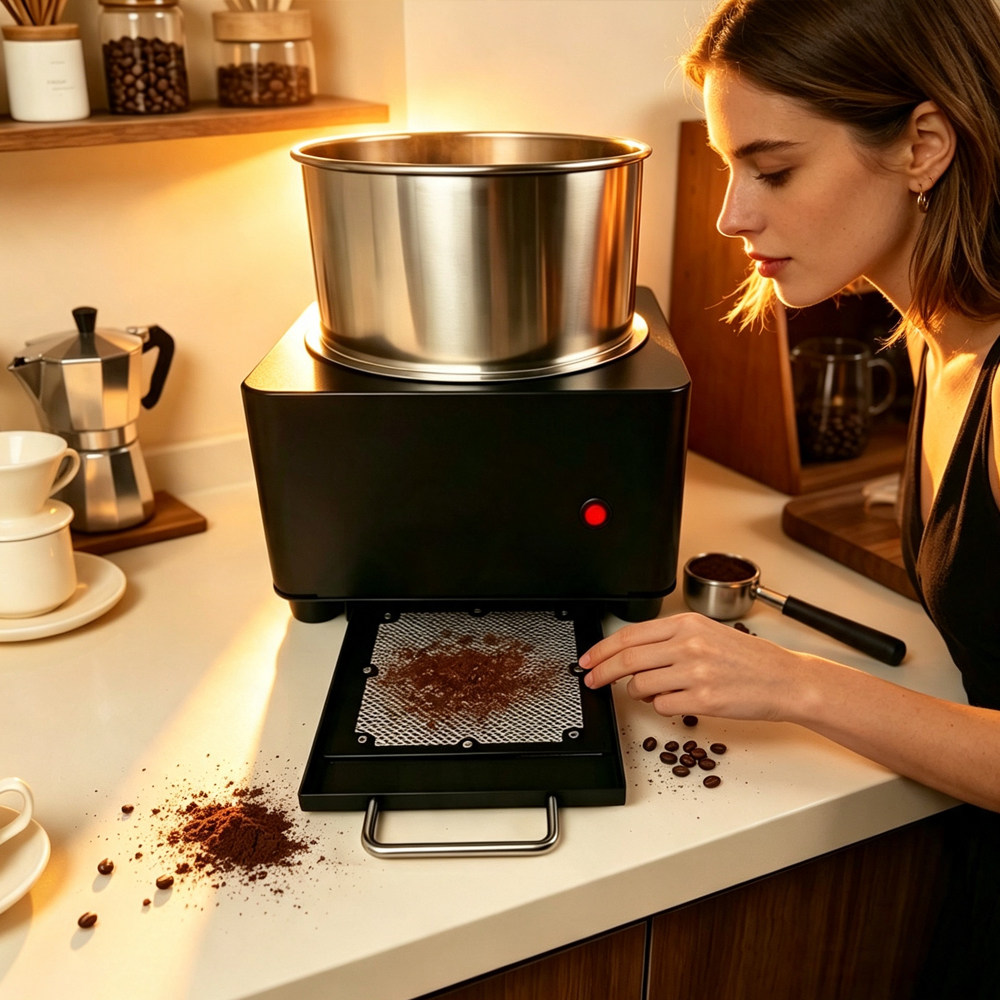跨境Coffee baking machine旋转咖啡豆商用家用烘焙机1000g大容量