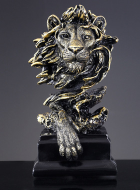 北欧树脂百兽之王狮子头