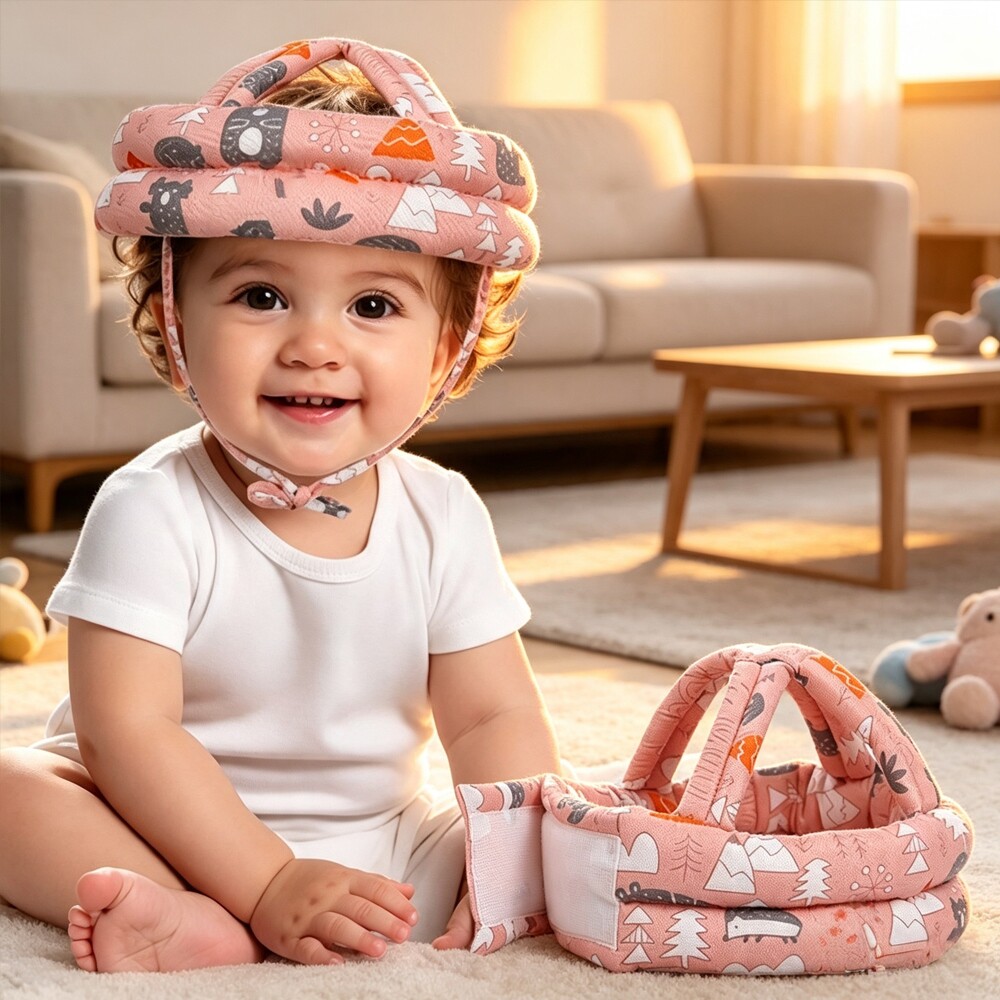 跨境baby fall proof hat婴儿防撞帽宝宝学步防摔帽儿童防跌护头