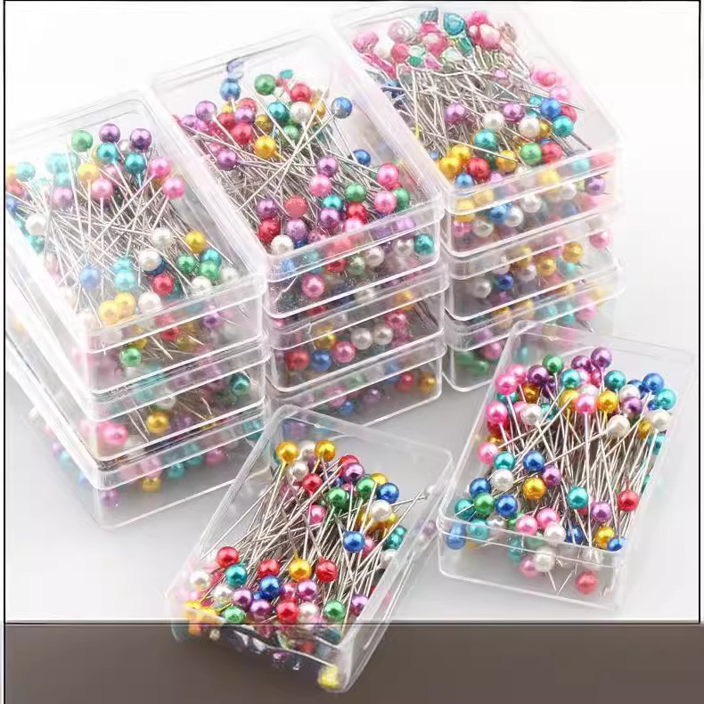 Locator pin珠光针定位针DIY手工固定针彩色大头针服装缝纫工具