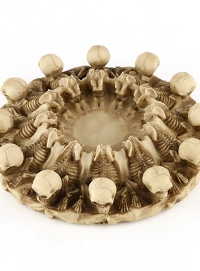 树脂烟灰缸骷髅头个性礼