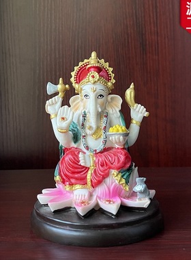 跨境树脂象鼻摆件印度象