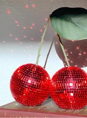 跨境新品镜面玻璃砖樱桃