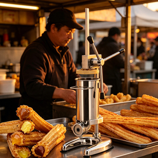 Churro machine拉丁果机油条机巧心棒吉事果商用吉拿棒油条机器
