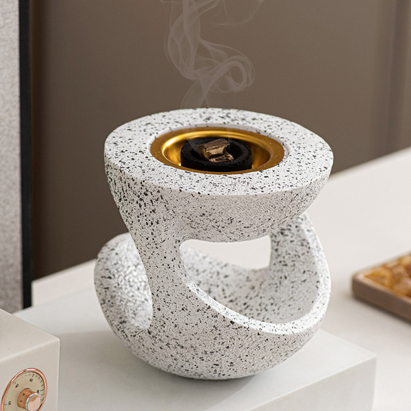 现代创意树脂悬锅造型香