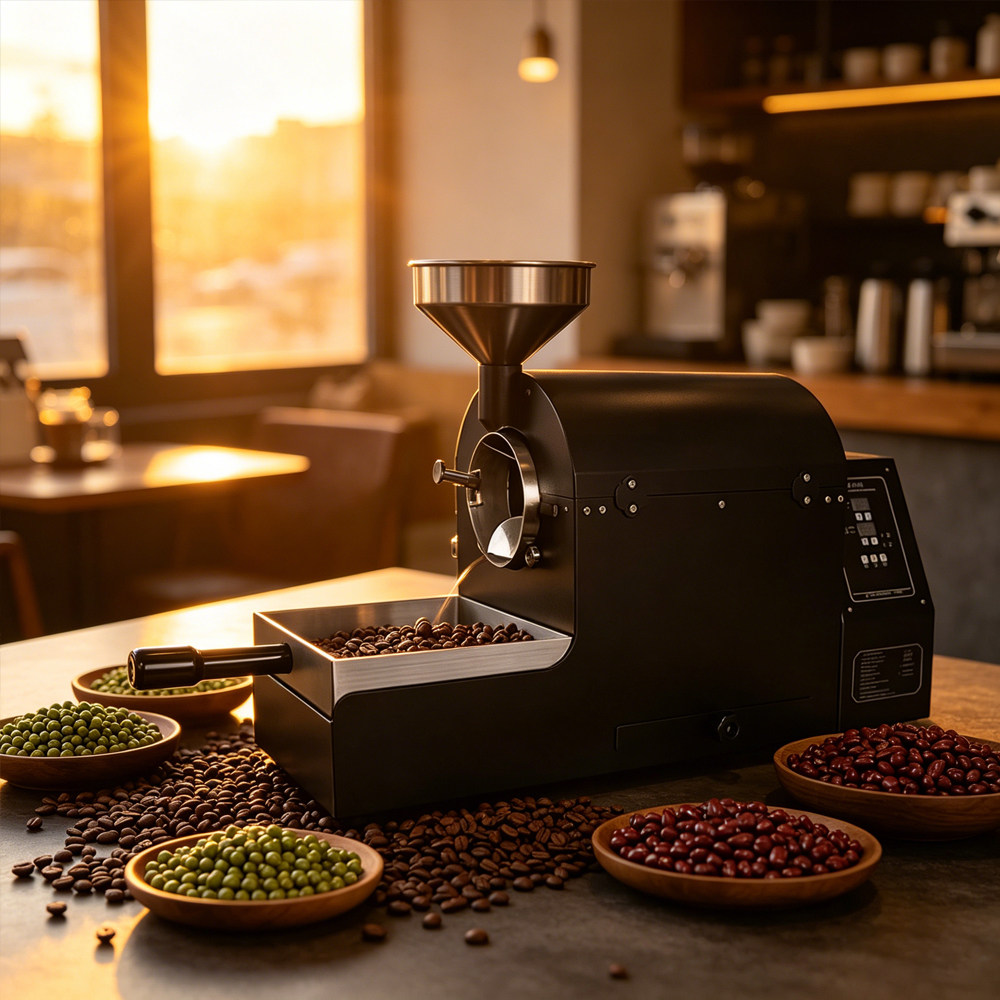 跨境Coffee bean roaster咖啡豆烘焙机烘豆机炒咖啡坚果烘焙机