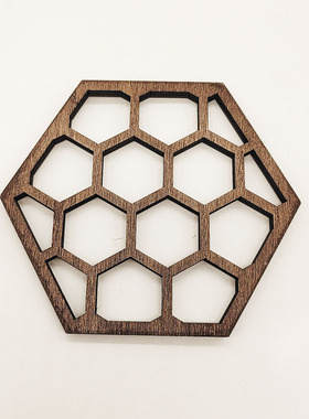 新款蜂巢蜜蜂木质装饰品