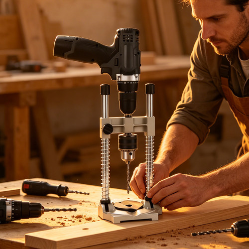 Electric drill bracket电钻支架家用万用电钻变台钻木工电锤支架
